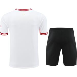 Mens Liverpool Short Training Suit White 2024/25