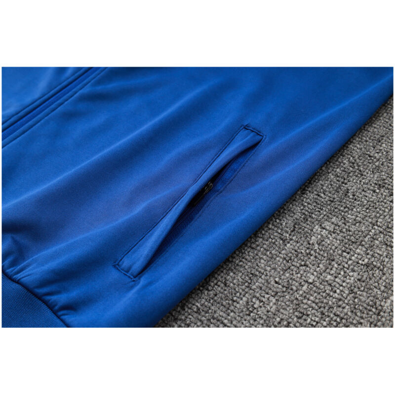Mens Brazil Jacket + Pants Training Suit Blue 2024