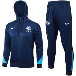 Mens Chelsea Hoodie Jacket + Pants Training Suit Royal 2024/25
