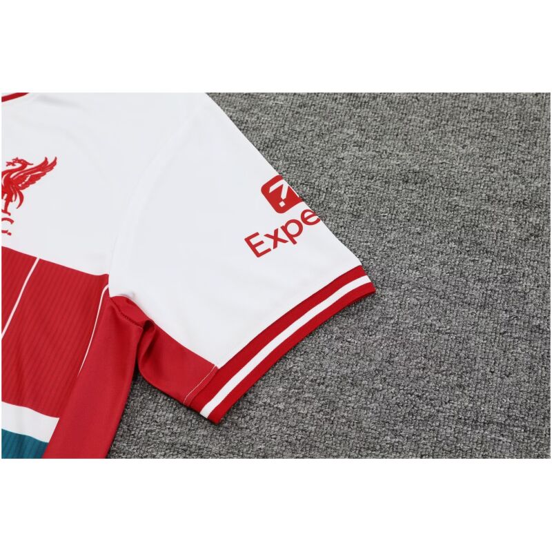 Mens Liverpool Short Training Suit White 2024/25