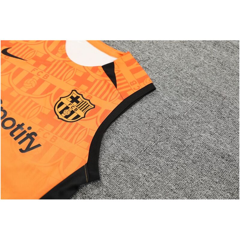 Mens Barcelona Singlet Suit Orange 2024/25