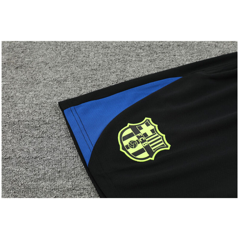Mens Barcelona Short Training Suit Blue 2024/25