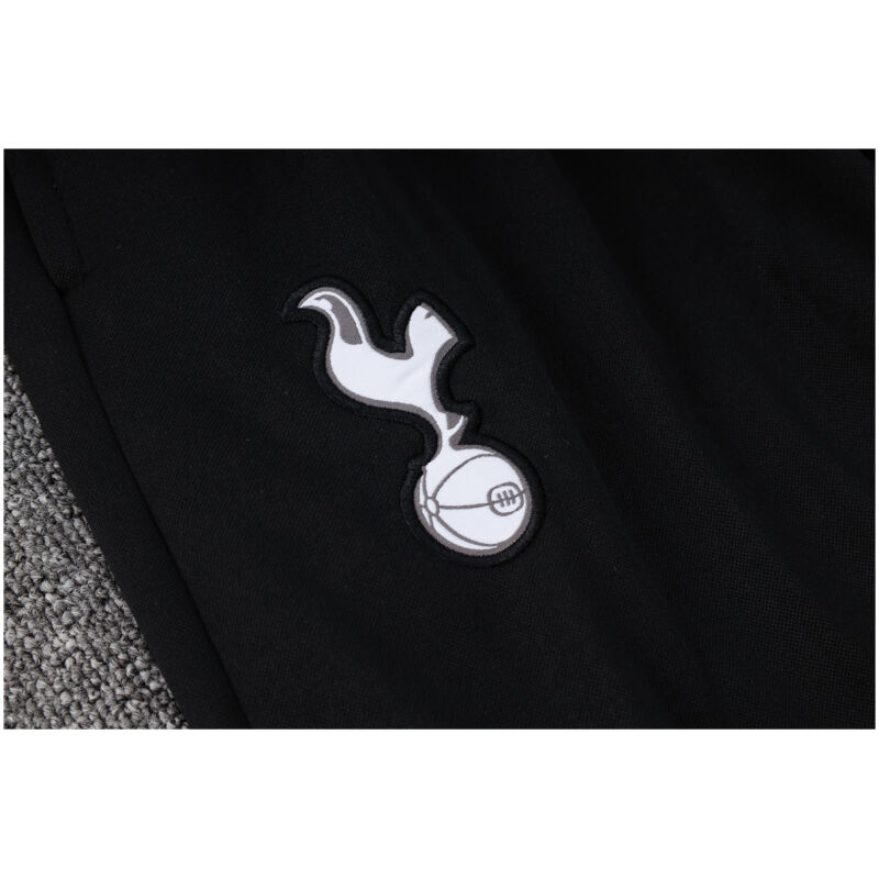 Mens Tottenham Hotspur Hoodie Sweatshirt + Pants Training Suit Dark Grey 2024/25