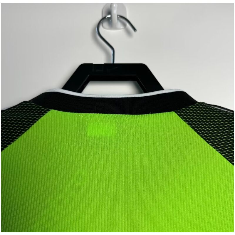Mens Manchester United Retro Goalkeeper Green Jersey Long Sleeve 1998/99