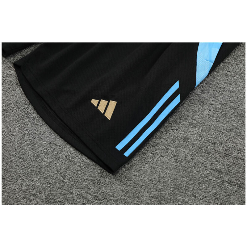 Mens Argentina Short Training Suit Gold 2024