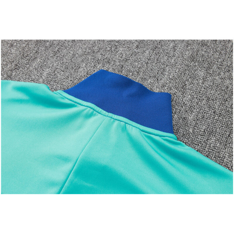 Mens Brazil Jacket + Pants Training Suit Blue 2024
