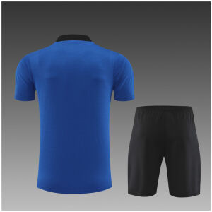 Kids Barcelona Short Training Suit Blue 2024/25