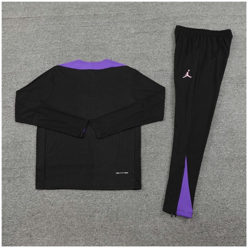 Kids PSG x Jordan Training Suit Black 2024/25