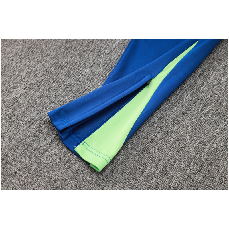 Mens Brazil Jacket + Pants Training Suit Blue 2024