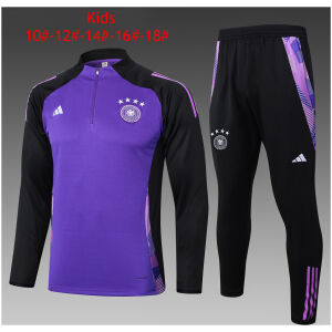 Kids Germany Training Suit Purple 2024