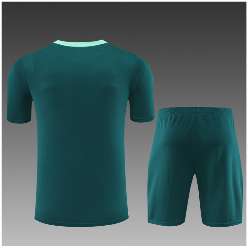 Kids Tottenham Hotspur Short Training Suit Green 2024/25