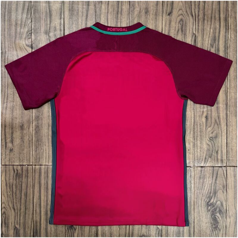 Mens Portugal Retro Home Jersey 2016
