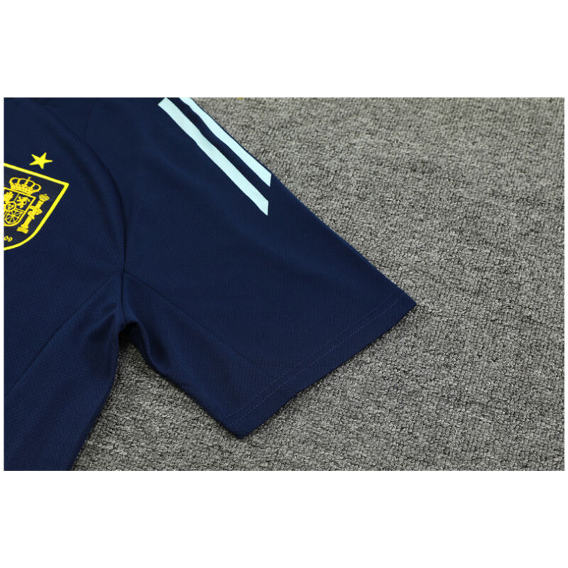 Mens Spain Short Training Suit Royal 2024