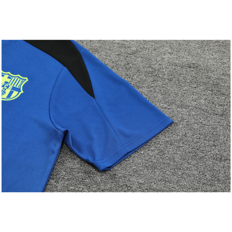 Mens Barcelona Short Training Suit Blue 2024/25
