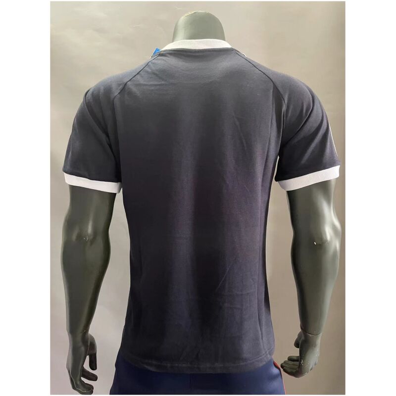 Mens Adidas Originals Germany Jersey 3 Stripes Pure Cotton Black Shirt 2024 – Match