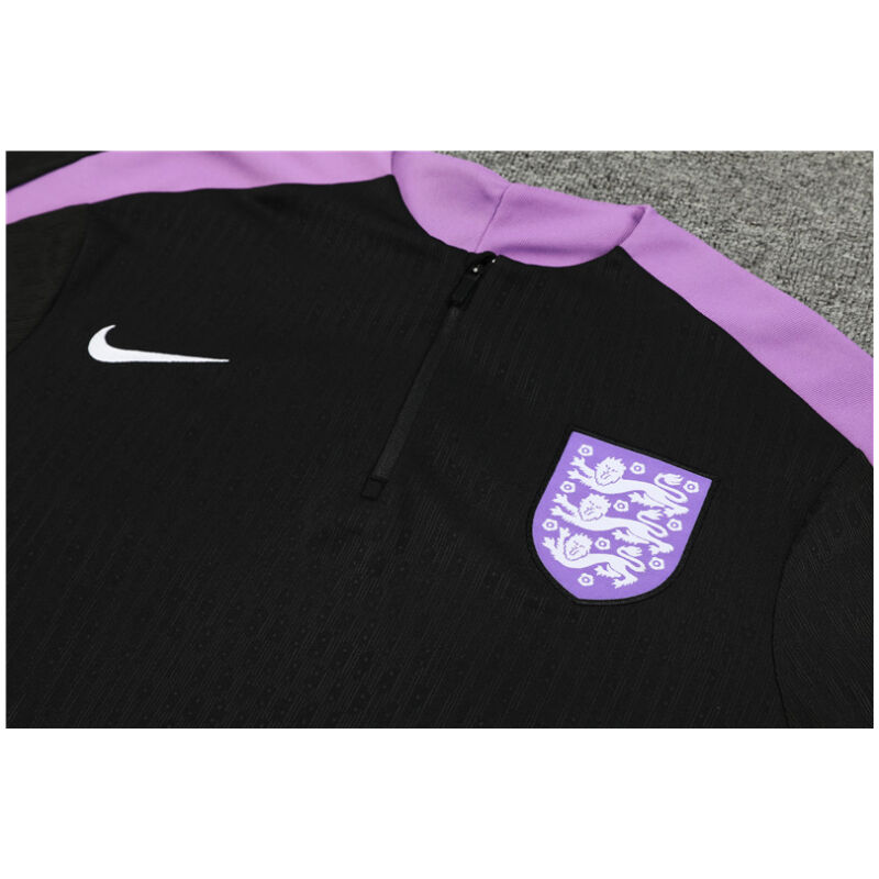 Mens England Training Suit Black 2024