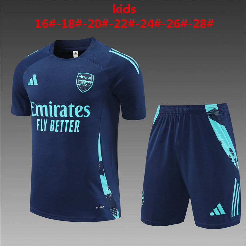 Kids Arsenal Short Training Suit Royal 2024/25