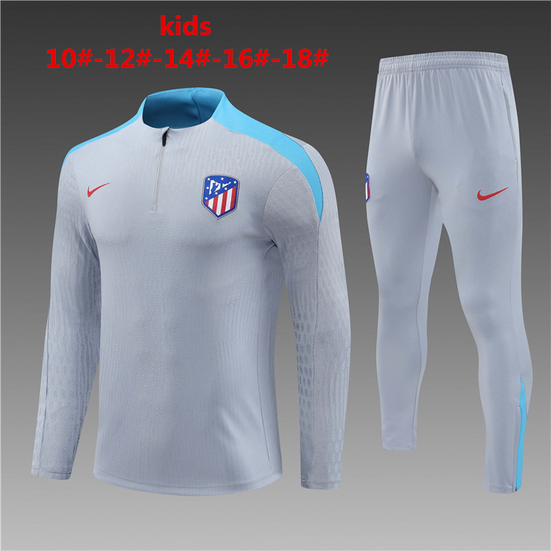 Kids Atletico Madrid Training Suit Grey 2024/25