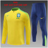 Kids Brazil Training Suit Yellow 2024
