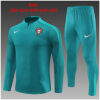 Kids Portugal Training Suit Green 2024