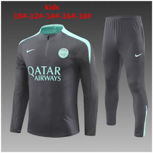 Kids PSG Training Suit Dark Grey 2024/25
