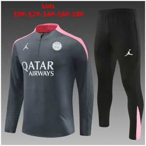 Kids PSG x Jordan Training Suit Grey 2024/25