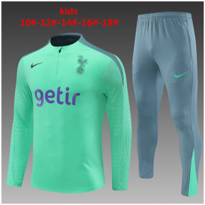Kids Tottenham Hotspur Training Suit Green 2024/25