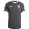 Mens Adidas Originals Germany Jersey 3 Stripes Pure Cotton Black Shirt 2024 - Match