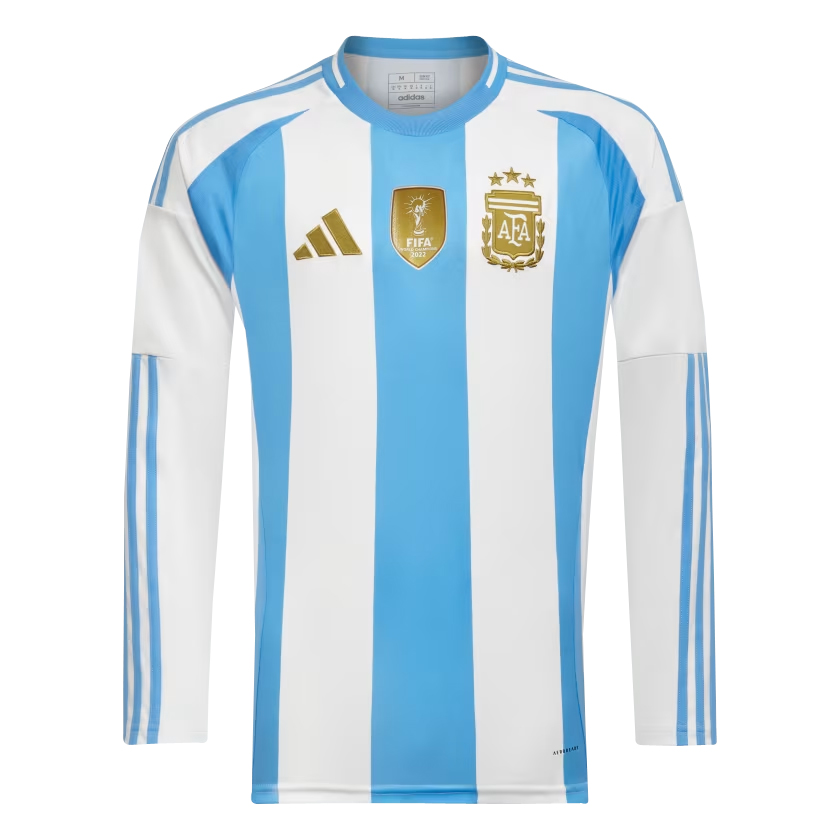 Mens Argentina Home Jersey Long Sleeve 2024