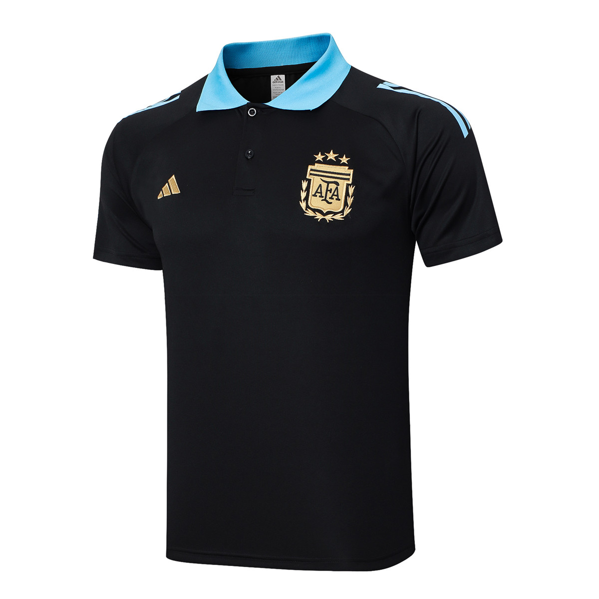 Mens Argentina Polo Shirt Black 2024
