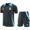 Mens Argentina Short Training Suit Dark Grey 2024