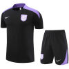 Mens England Short Training Suit Black 2024