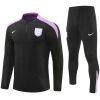 Mens England Training Suit Black 2024
