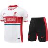 Mens Liverpool Short Training Suit White 2024/25