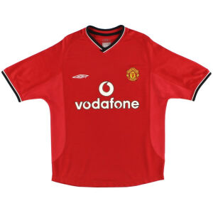 Mens Manchester United Retro Home Jersey 2000/02