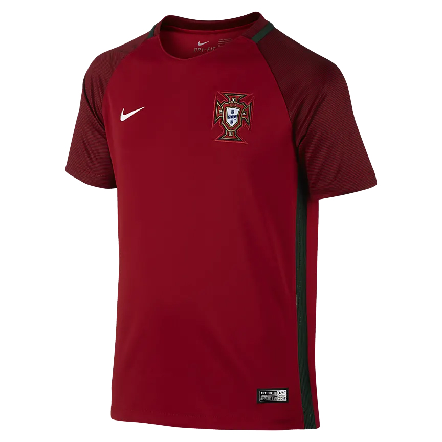 Mens Portugal Retro Home Jersey 2016