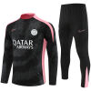 Mens PSG Training Suit Black - Pink 2024/25