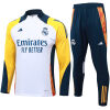 Mens Real Madrid Training Suit White 2024/25