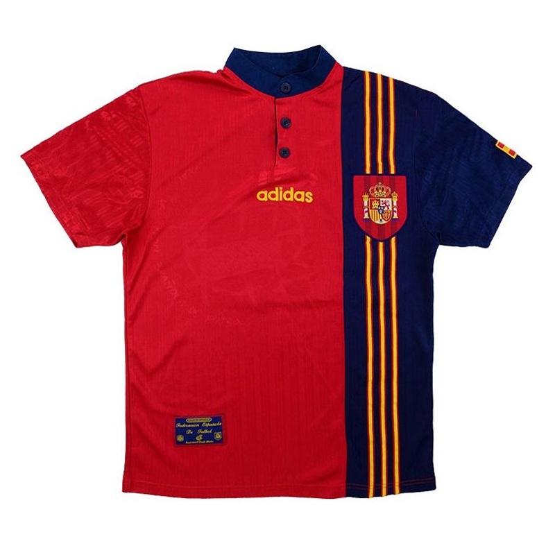 Mens Spain Retro Home Jersey 1996