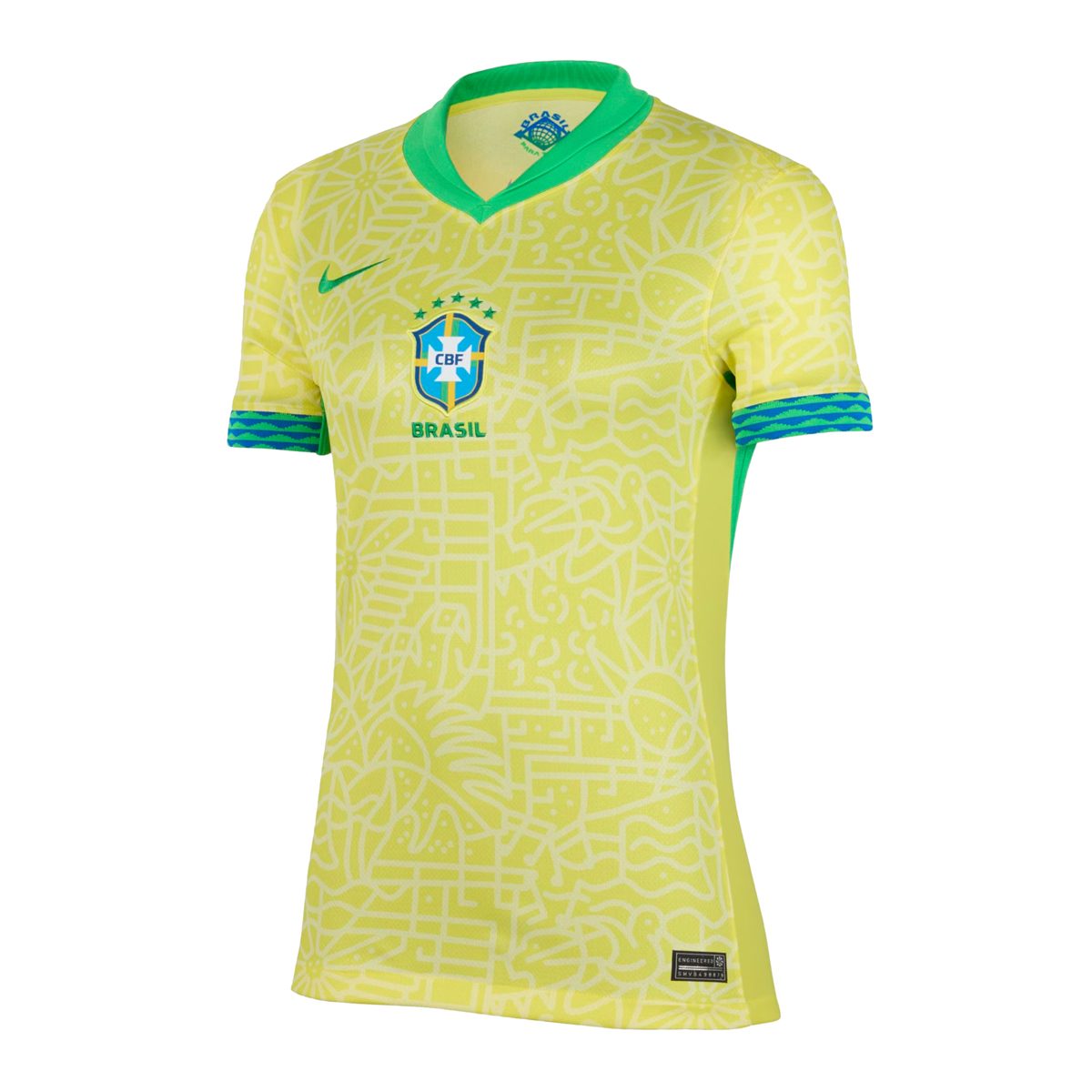 Womens Brazil Home Jersey 2024