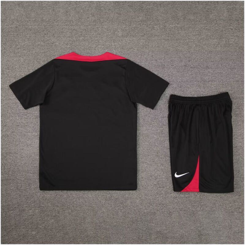 Mens Liverpool Short Training Suit Black 2024/25
