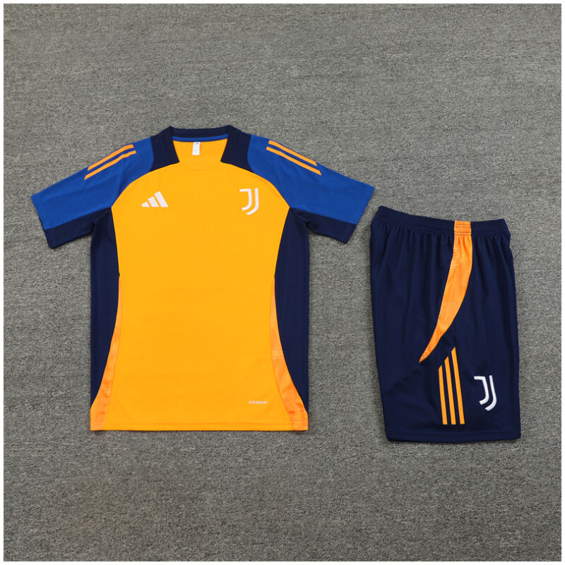 Mens Juventus Short Training Suit Orange 2024/25