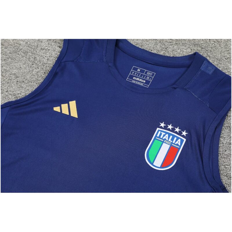 Mens Italy Short Training Suit Royal 2024