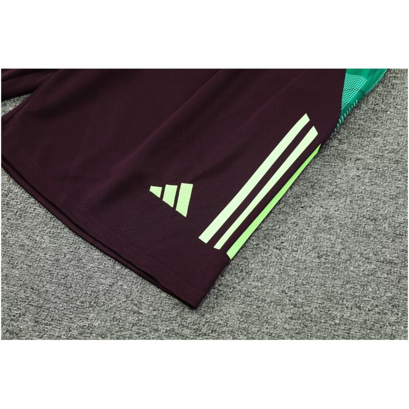Mens Mexico Short Training Suit Yellow 2024