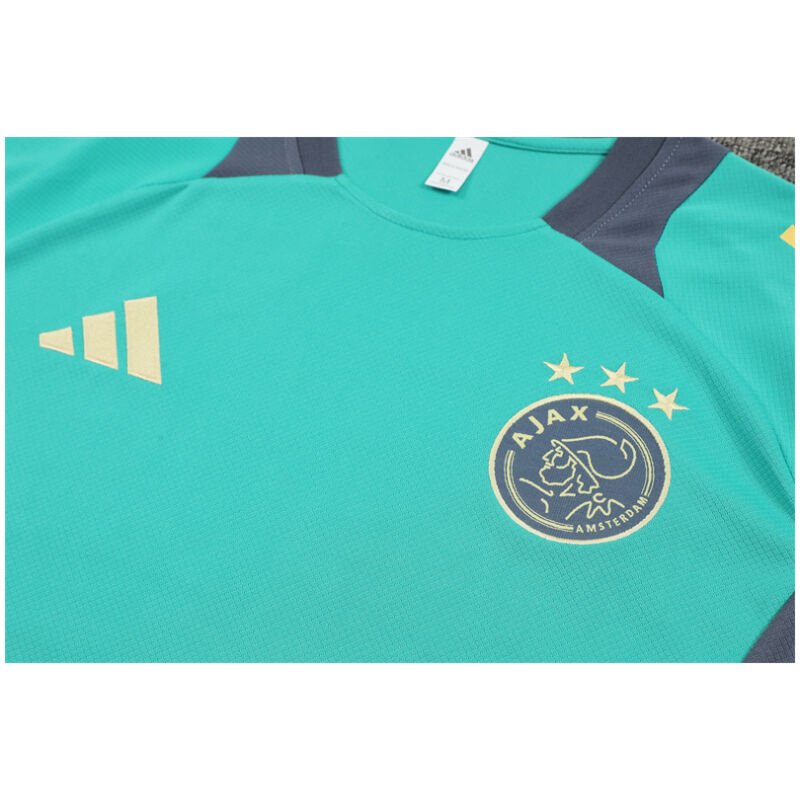 Mens Ajax Short Training Suit Green 2024/25