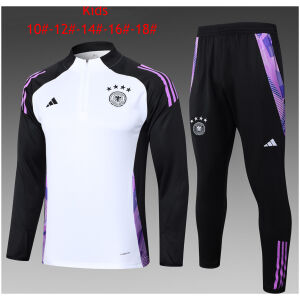 Kids Germany Training Suit White 2024