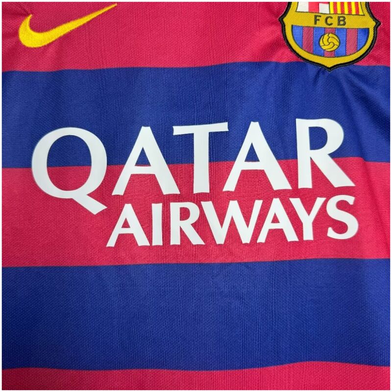 Mens Barcelona Retro Home Jersey 2015/16