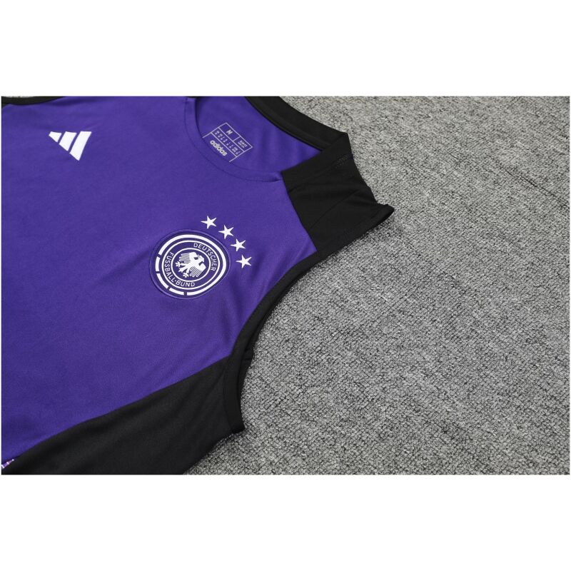Mens Germany Short Training Suit Purple 2024