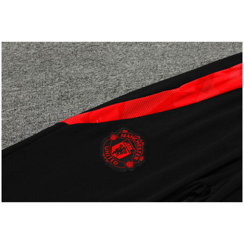 Mens Manchester United Training Suit Red – Black 2024/25