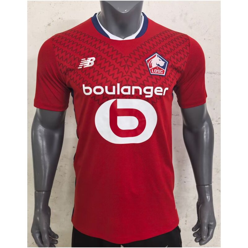 Mens Lille Olympique Home Jersey 2024/25